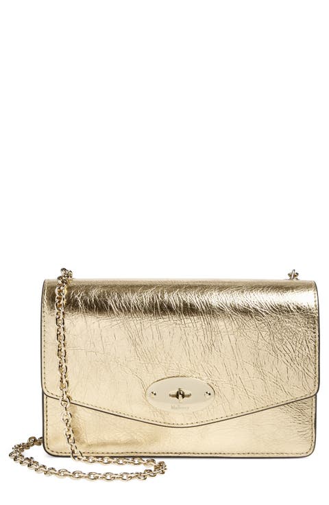 Small Darley Crinkled Leather Crossbody Bag