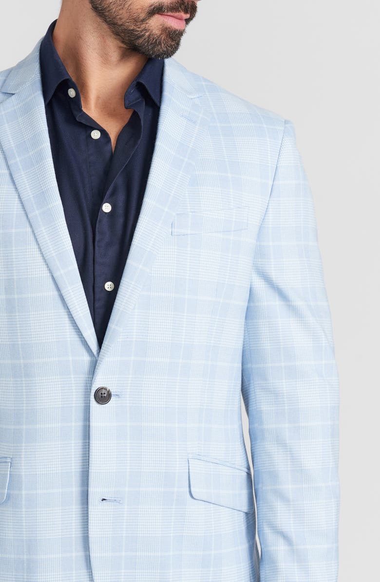 SAVILE ROW CO Plaid Sport Coat, Alternate, color, Blue
