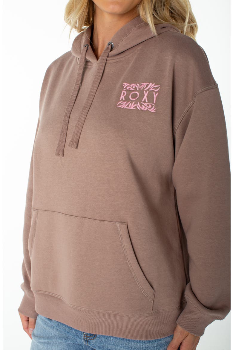 Wailea Oversize Graphic Hoodie, Alternate, color, GINGER SNAP