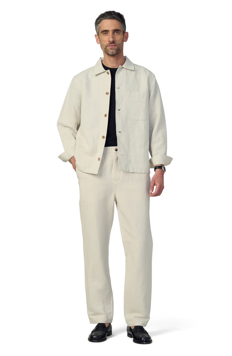 Joe's Cy Linen Button-Up Shirt, Alternate, color, Flax