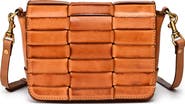OLD TREND Lupi Woven Leather Crossbody Bag
