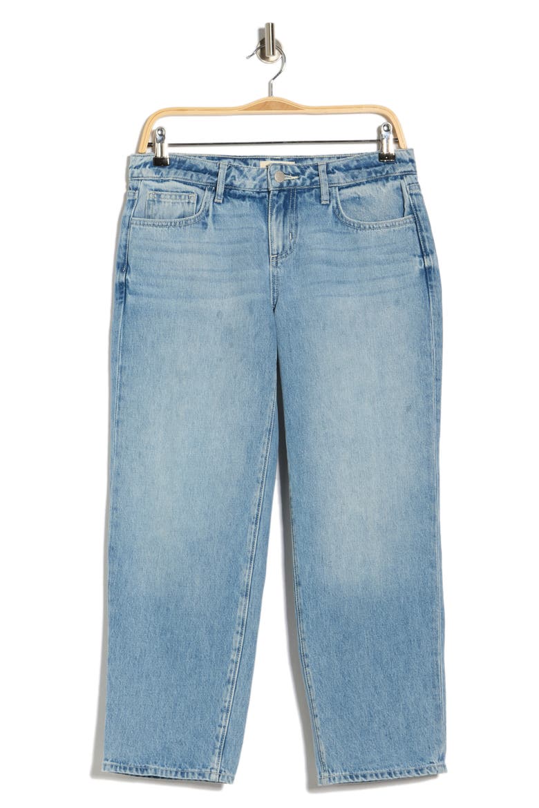 Blaine Mid Rise Crop Stovepipe Jeans, Alternate, color, ZION