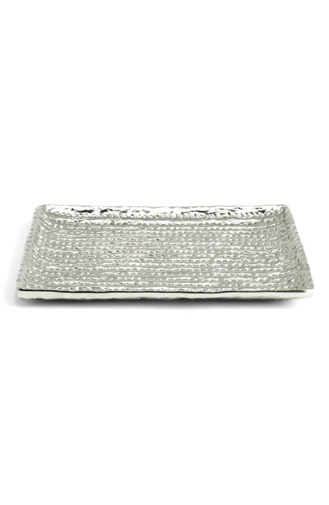 Hammered Matzah Plate