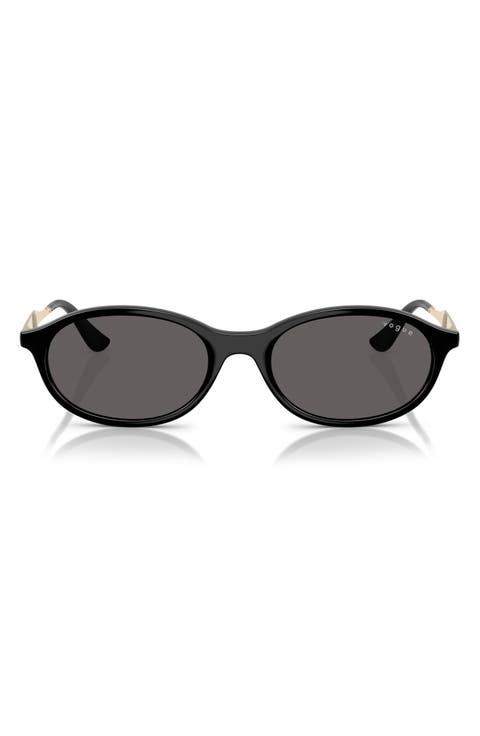52mm Oval Sunglasses
