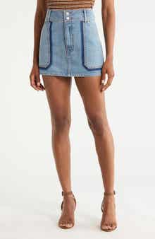 Veronica Beard Vilma Denim Miniskirt