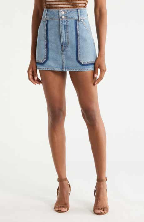 Veronica Beard Vilma Denim Miniskirt