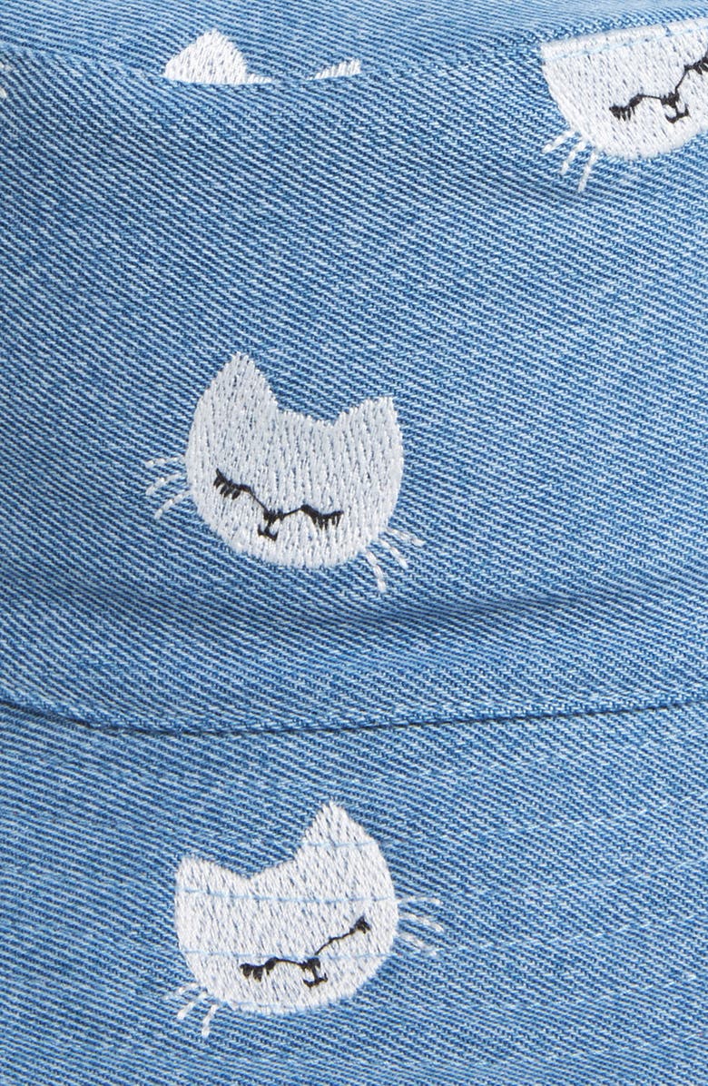 mimish Kids' Reversible Bucket Hat, Alternate, color, Kittens