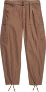 Sacai Sueded Cotton Barrel Leg Cargo Pants