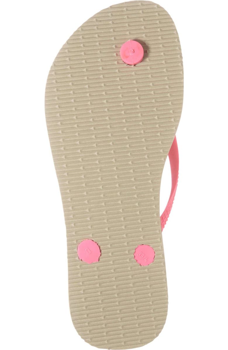 Havaianas 'Slim' Animal Print Flip Flop, Alternate, color,