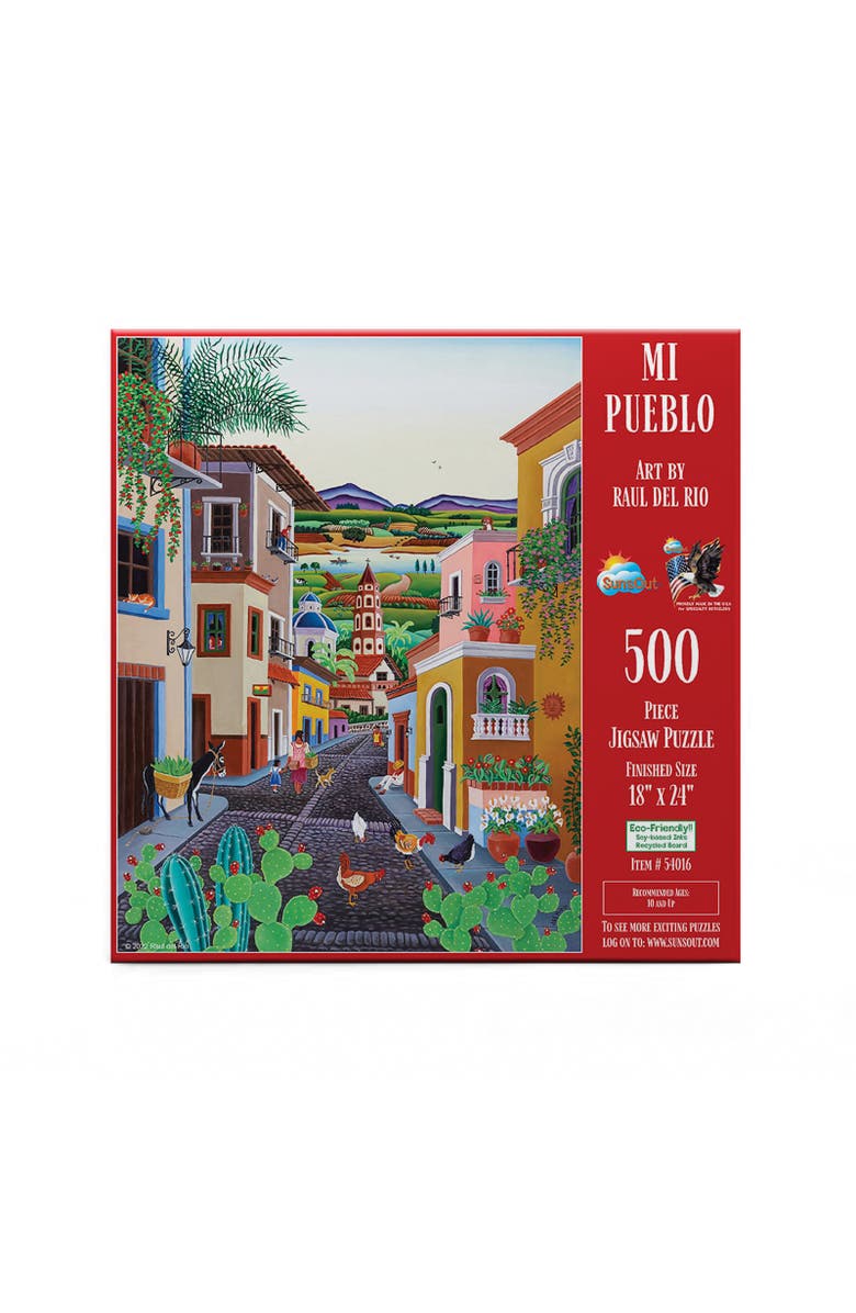 Sunsout My Village 500 piece Jigsaw Puzzle for Adults, Alternate, color, Multicolor