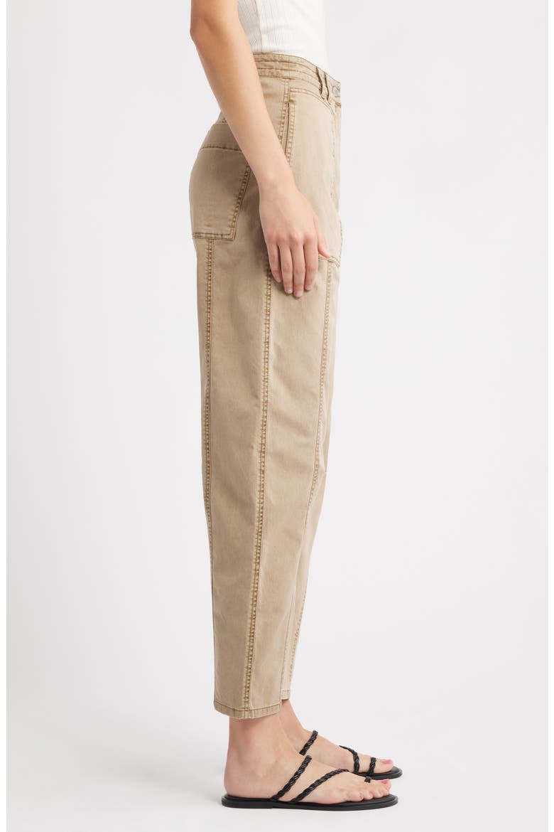 Lunar Barrel Leg Pants, Alternate, color, LIGHT OLIVE