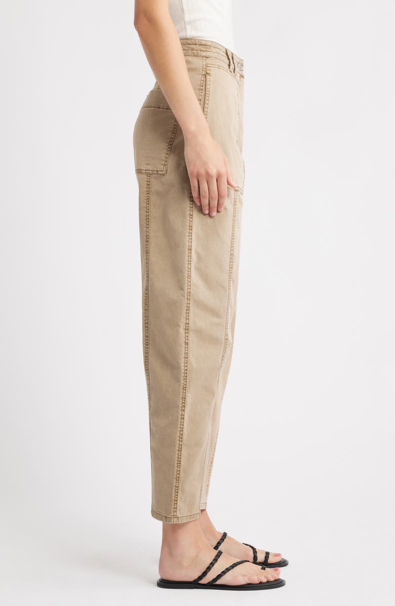Rails Lunar Barrel Leg Pants, Alternate, color, Light Olive