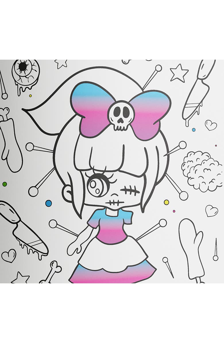 KALEIDOSCOPE Pop Velvet, Kreepy Kawaii, Creative Coloring, 32 Pages, Alternate, color, Multicolored