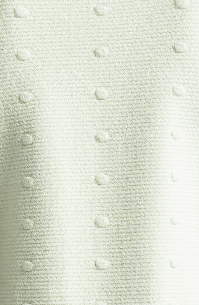 St. John Collection Polka Dot Stretch Piqué Knit Dress, Alternate, color,