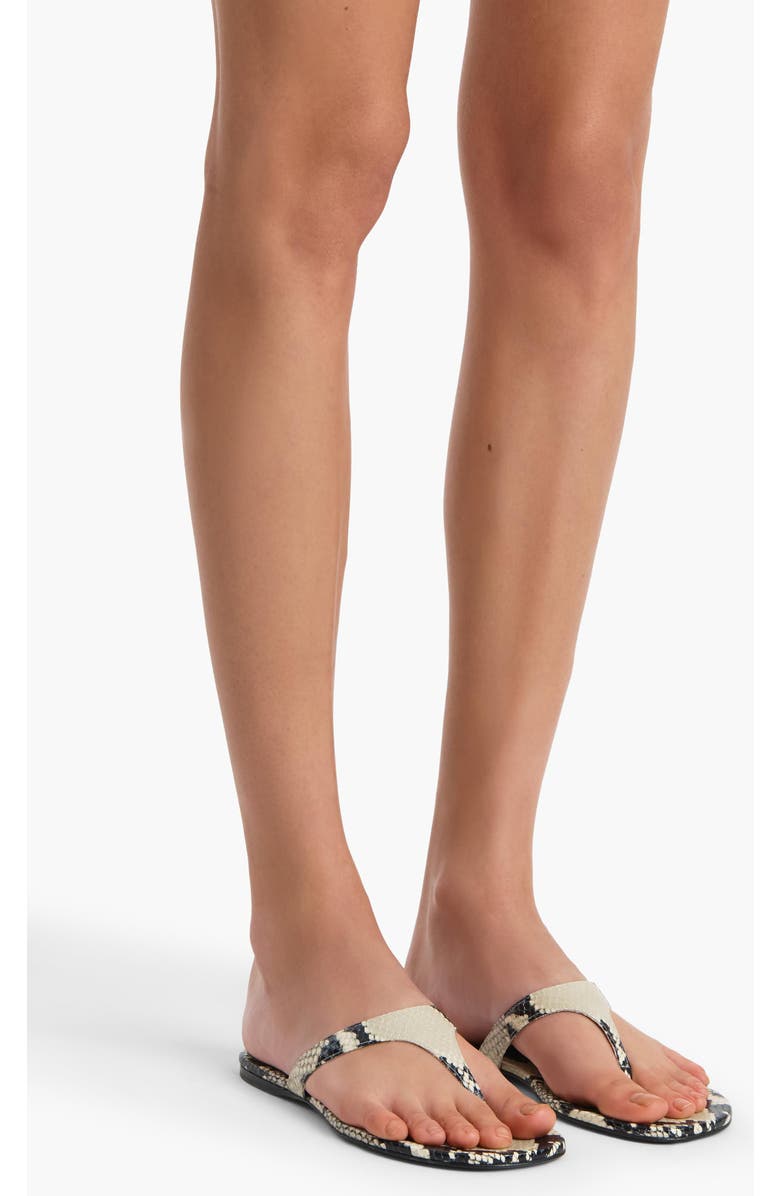 Khaite Archer Flip Flop, Alternate, color, Natural