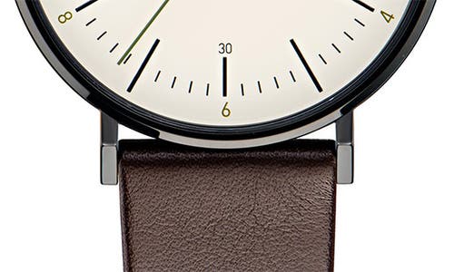 Ted Baker London Timeless Rsst Leather Strap Watch, 41mm In Multi