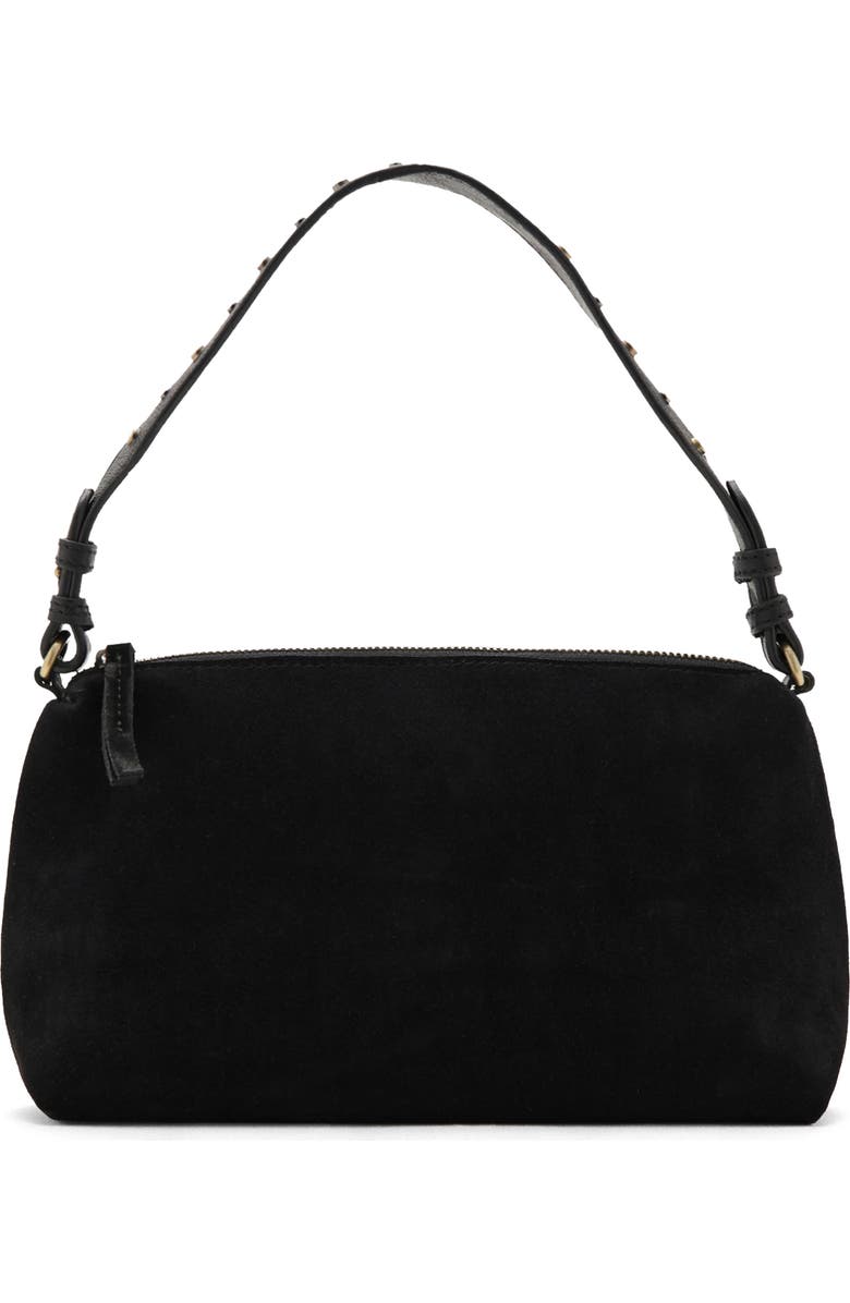 MANGO TEEN Stud Top Handle Bag, Main, color, Black