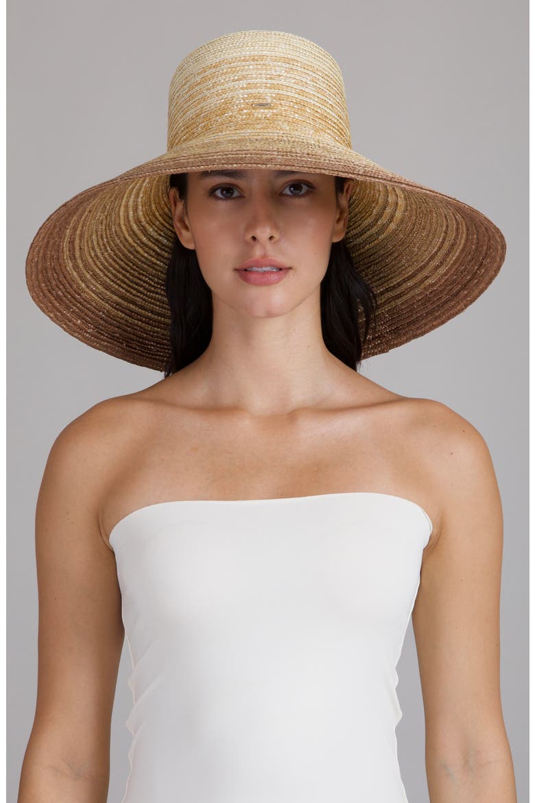 Mirabel Straw Sun Hat, Alternate, color, IVORY/ NATURAL/ CARAMEL/ FAWN