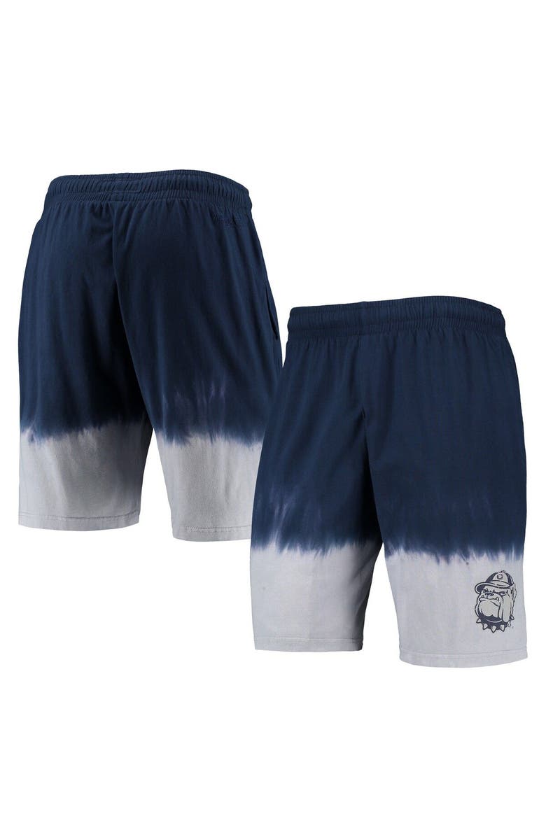 Mitchell & Ness Men's Mitchell & Ness Navy/Gray Georgetown Hoyas Tie-Dye Shorts, Main, color, Navy