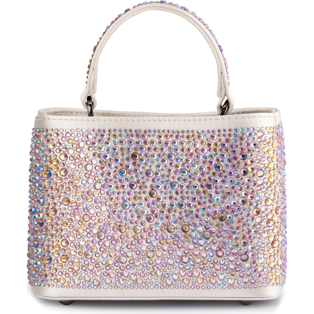 Olga Berg Daniel Hotfix Top Handle Bag In Multi