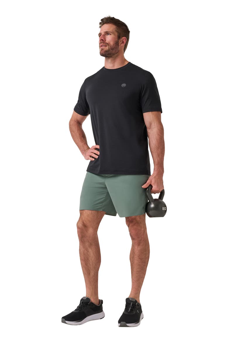 Court Ready Active E-Waist Shorts, Alternate, color, BALSAM GREEN