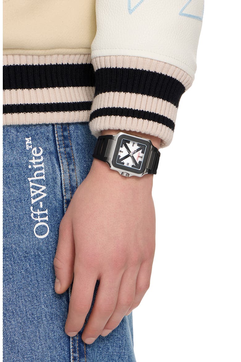 Proto Layer Quartz Watch, 38mm x 46.5mm, Alternate, color, STAINLESS STEEL