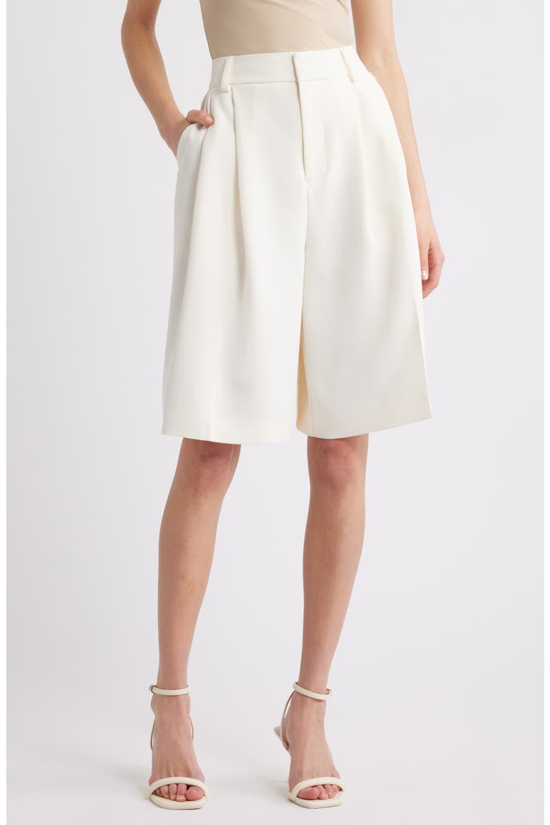 Suiting Longer Length Shorts, Main, color, CLOUD WHITE001