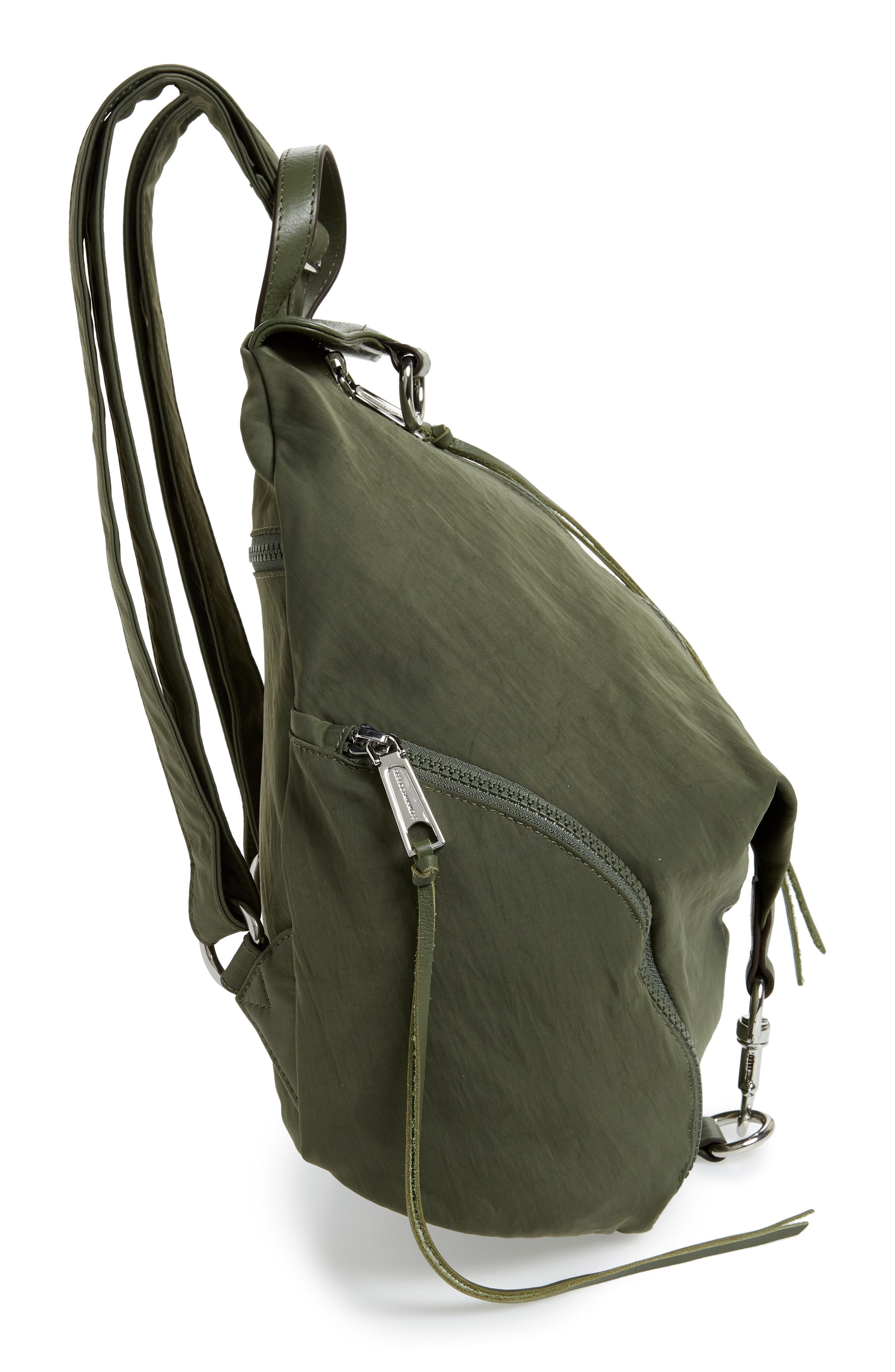 Julian Nylon Backpack, Alternate, color, OLIVE