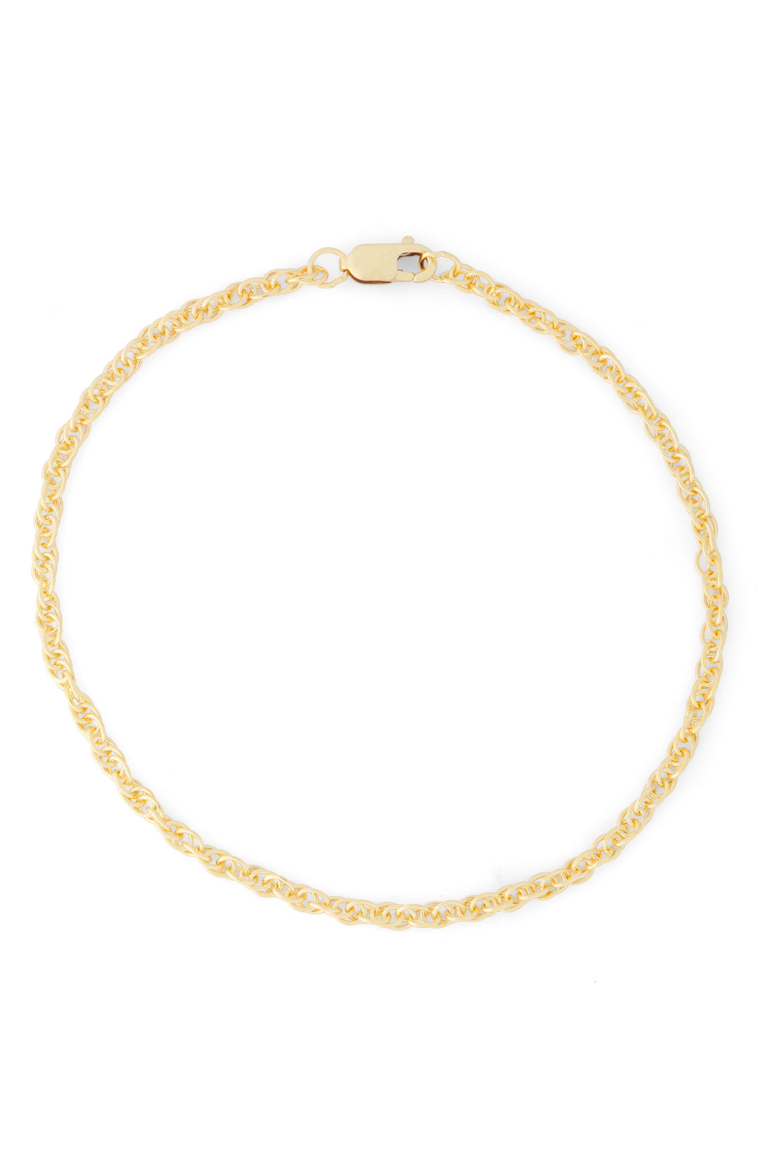 FUZION CREATIONS Rope Chain Bracelet