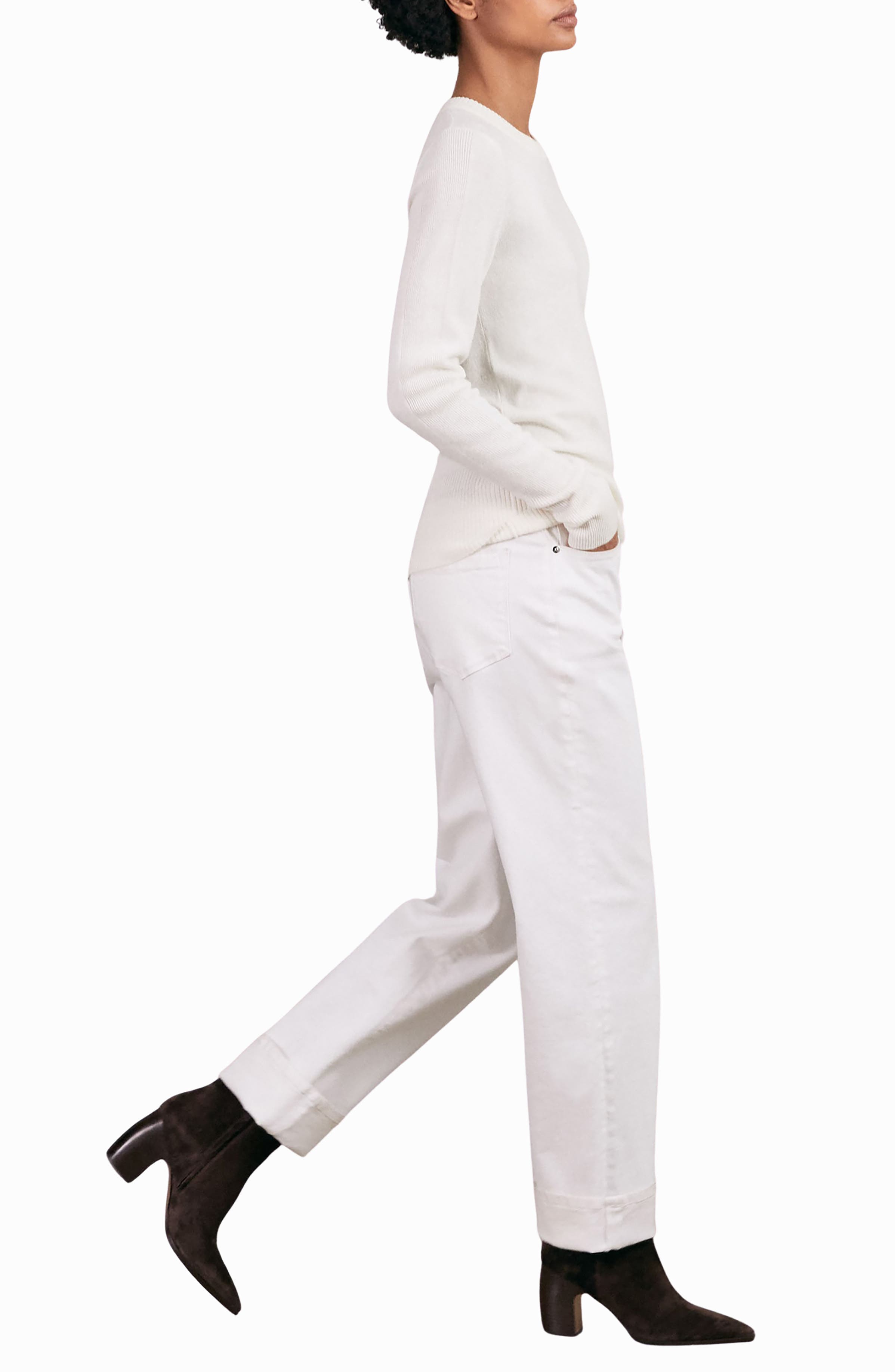 Reiss Amy Pointed Toe Bootie, Alternate, color, Chocolate