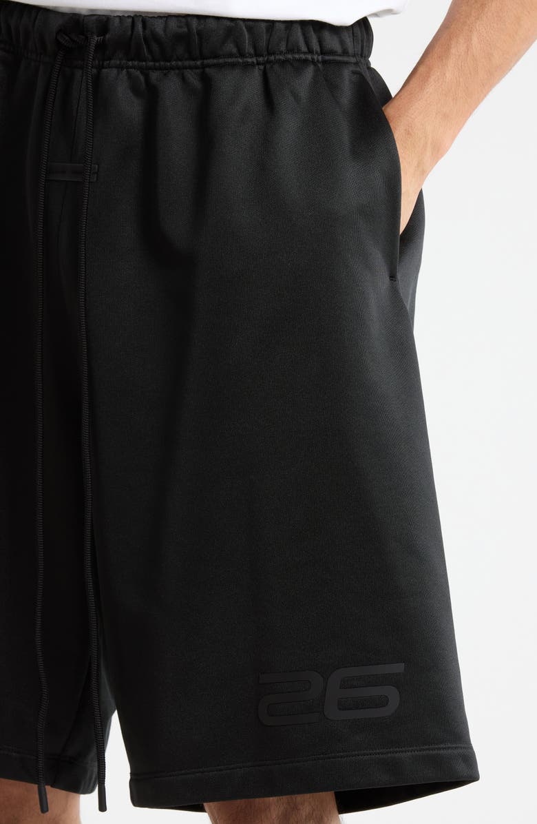 Fear of God Essentials Relaxed Sweat Shorts, Alternate, color, Vintage Black