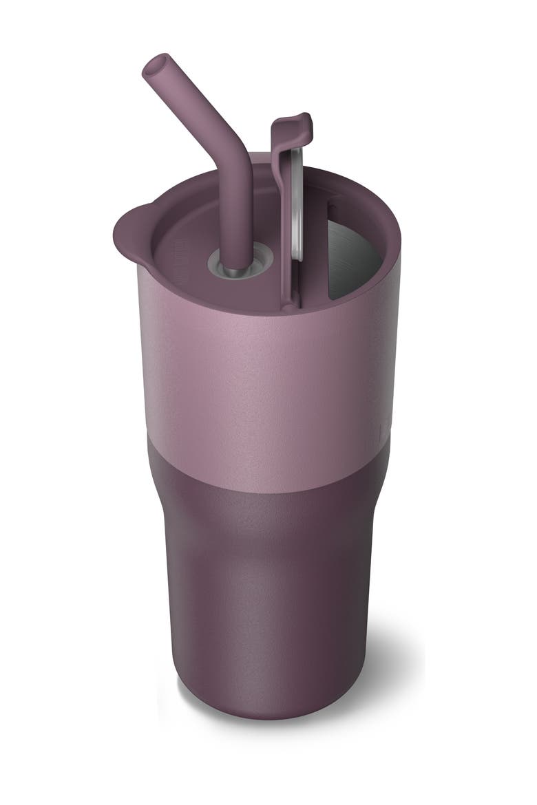 26oz Rise Insulated Tumbler with Straw Lid, Alternate, color, Dusty Orchid