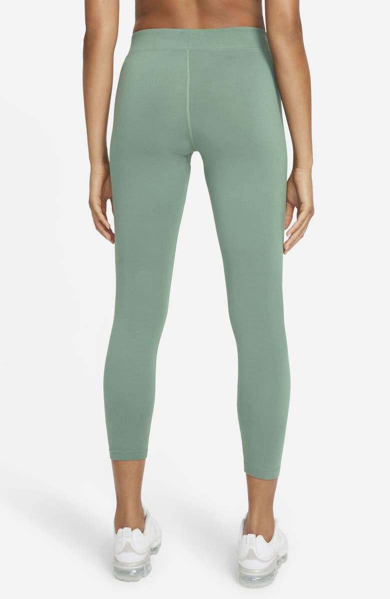 Nike Sportswear Essential 7/8 Leggings, Alternate, color, Dutch Green/ White