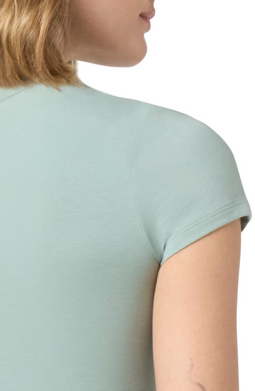 Shop Florence By Mills Crewneck Stretch T-shirt In Iceberg Green