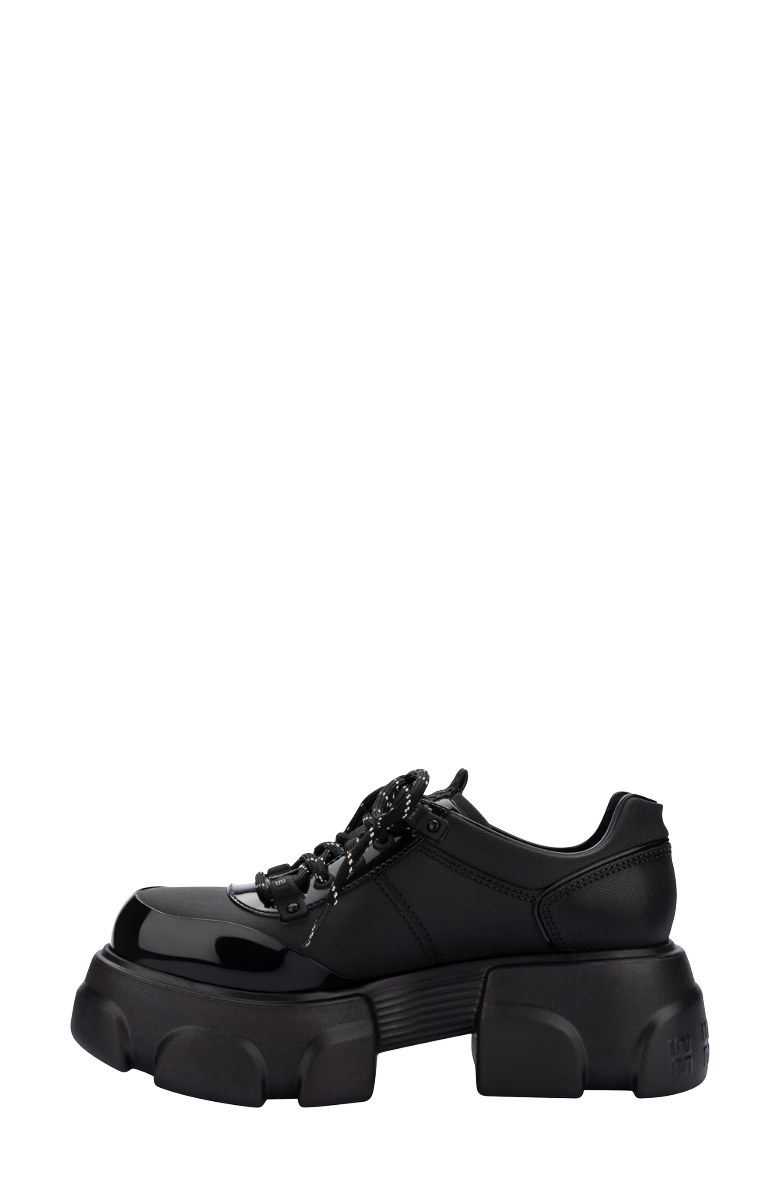 Camp Platform Sneaker, Alternate, color, BLACK