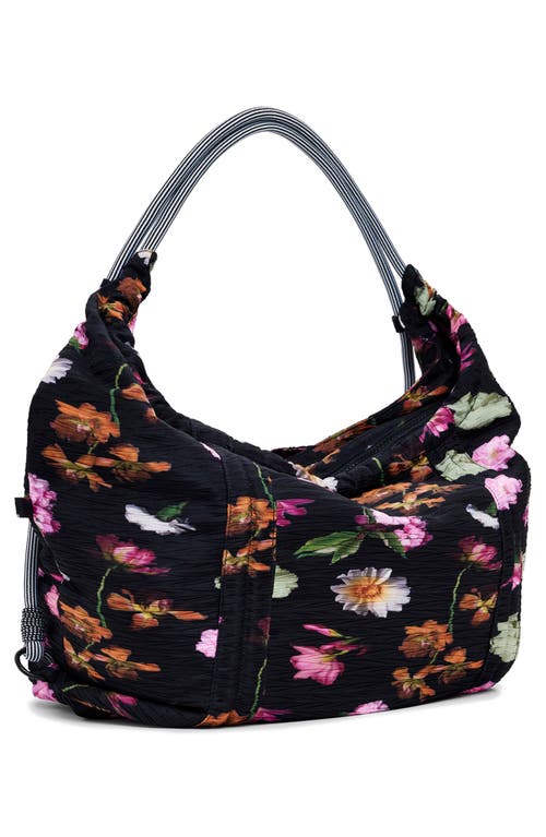 Desigual Ruched Floral Shoulder Bag
