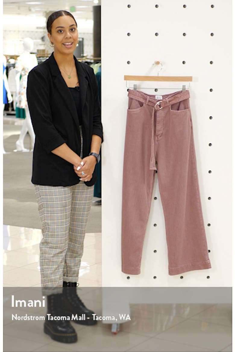Urban Outfitters Belted Flood Jeans video