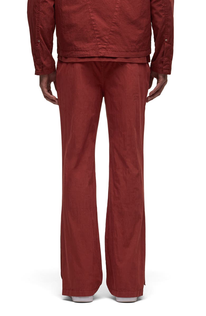 Hudson Jeans Walker Flare Pants, Alternate, color, Red Clay