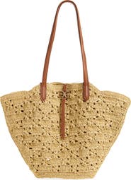 Sam Edelman Layla Floral Raffia Tote Bag