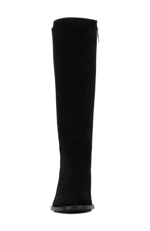 Aquatalia Nolita Water Resistant Knee High Boot In Black