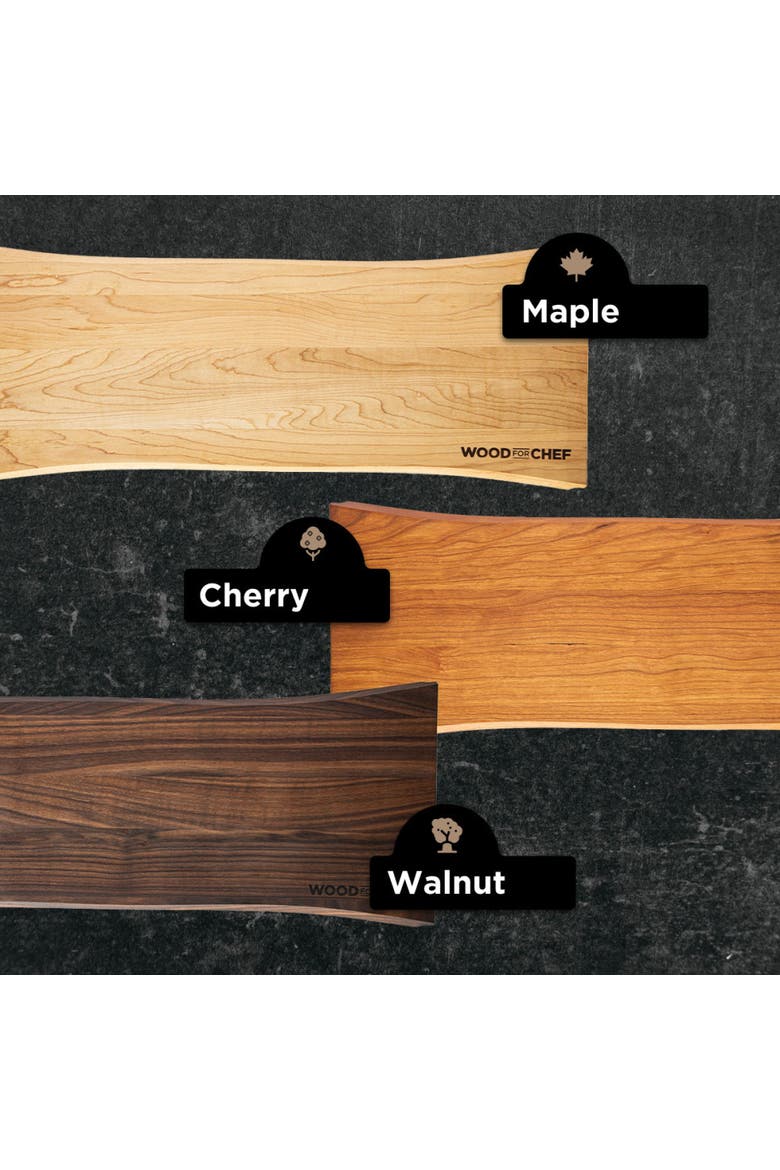 Live Edge Hardwood Charcuterie Board, Alternate, color, Maple