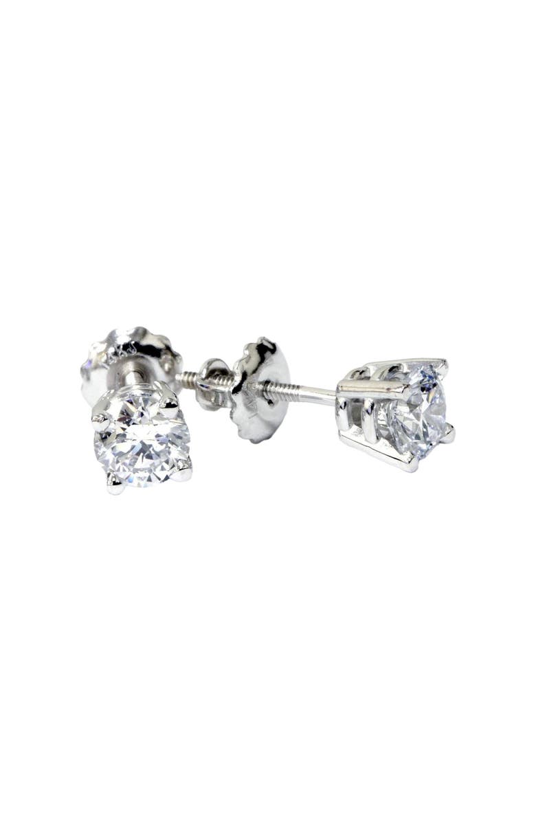 Bliss Diamond 5/8ct Round Diamond Excellent Studs Screw Backs 14k Gold Lab Grown, Alternate, color, 