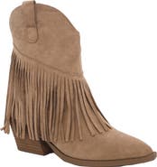 Seven7 Fringe Western Bootie