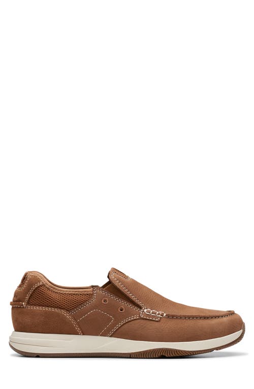 Clarks ® Sailview Step Slip-on In Light Tan Nubuck
