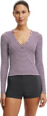 Cotton On Women's Ryan Henley Long Sleeve