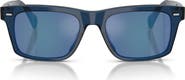 Oliver Peoples x Roger Federer Mr. Federer 55mm Polarized Rectangular Sunglasses
