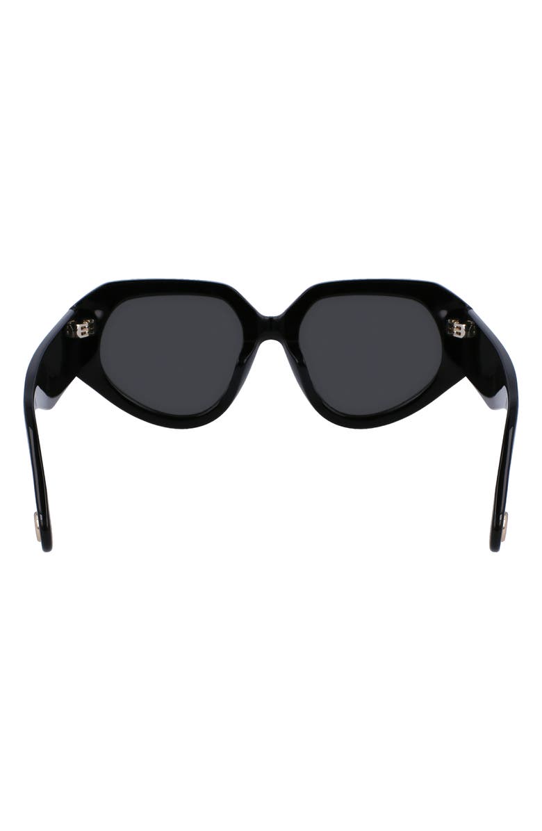 Lanvin 53mm Modified Rectangular Sunglasses, Alternate, color, 