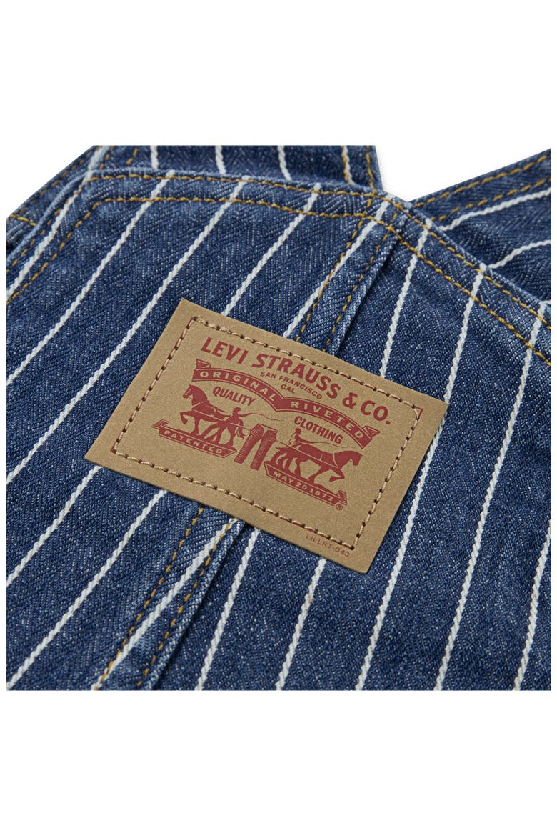 Kids' Herringbone Railroad Overalls, Alternate, color, CONDUCTOR