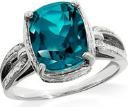 YS GEMS Sterling Silver Quartz Ring