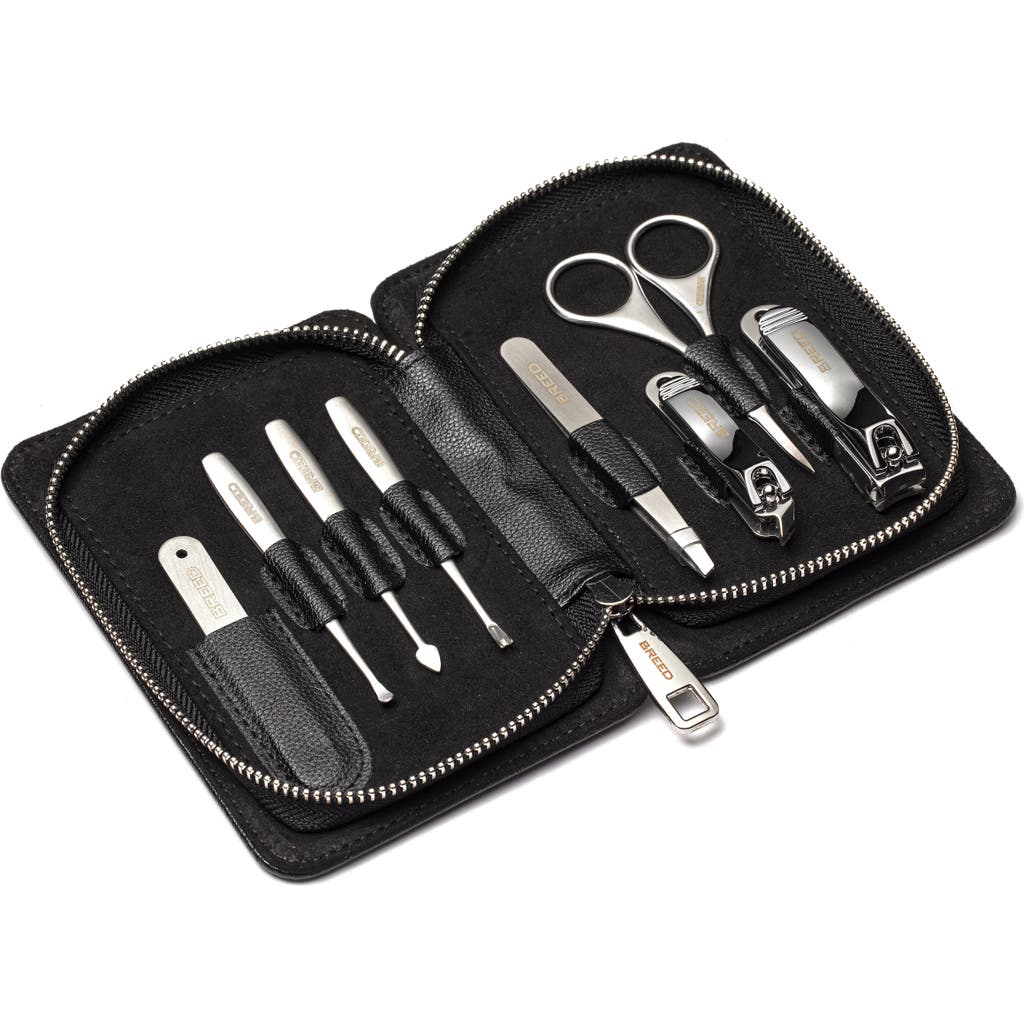 Breed Katana 8 Piece Surgical Steel Groom Kit In Black